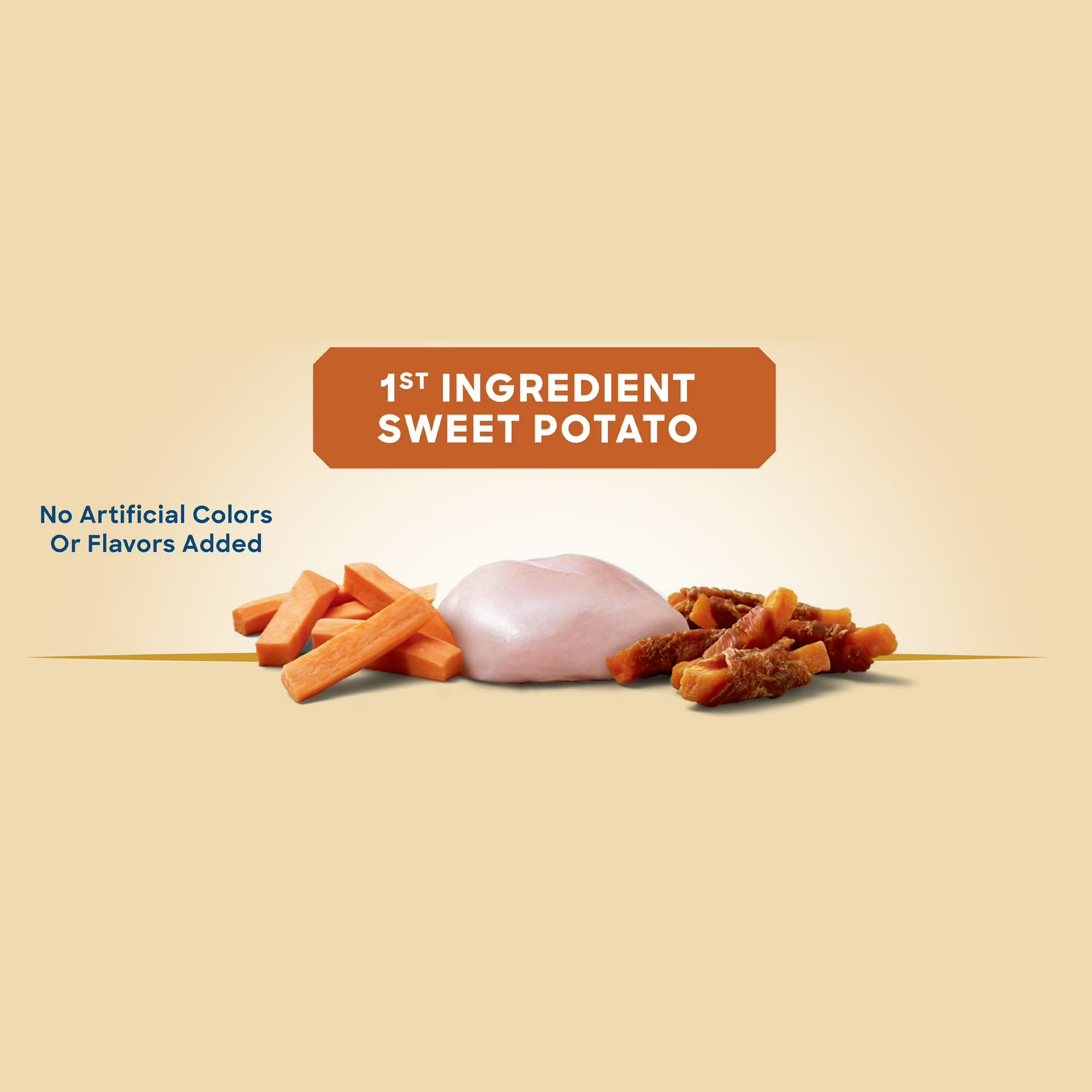 Golden Rewards Sweet Potato Wrapped with Chicken Dried Dog Treats, 32 Oz thumbnail 4